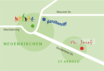Übersicht Ortslage Familienzentrum Neuenkirchen